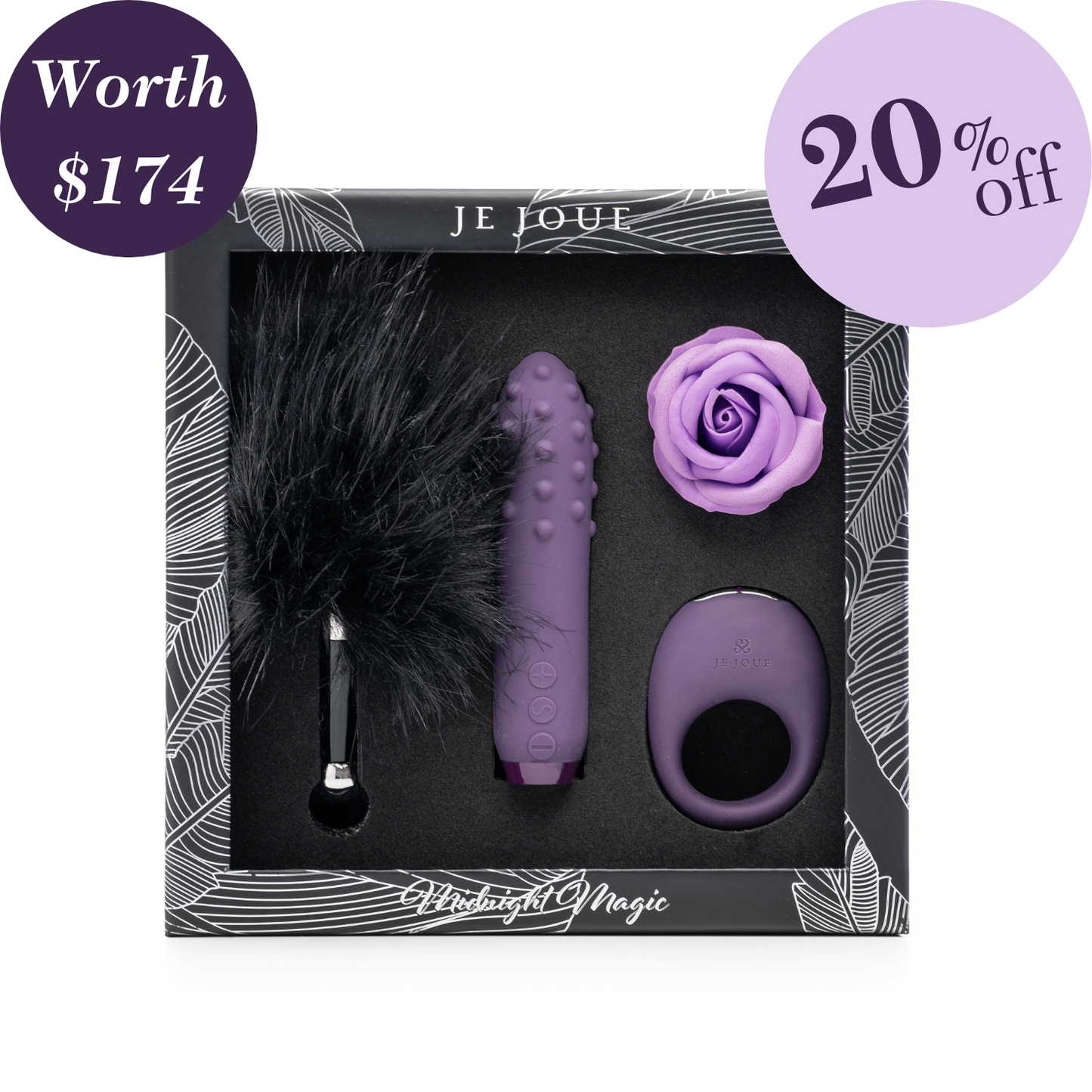 NEW Midnight Magic Couples Kit - Best Selling Mio Cock Ring & Duet Bullet